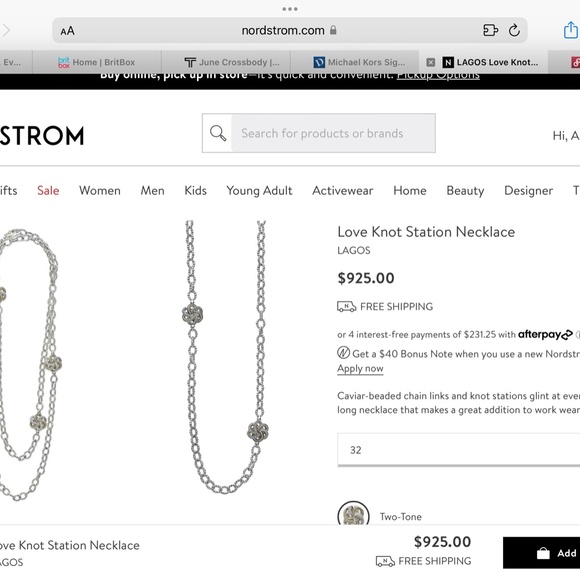 Lagos set necklace and earrings - Picture 5 of 8